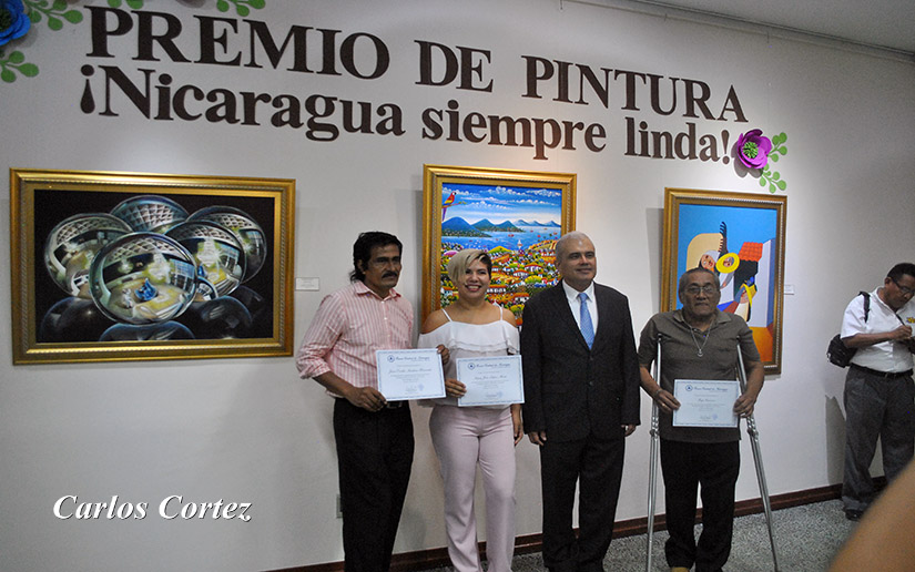Banco Central de Nicaragua premia a ganadores del certamen de pintura ¡Nicaragua Siempre Linda!