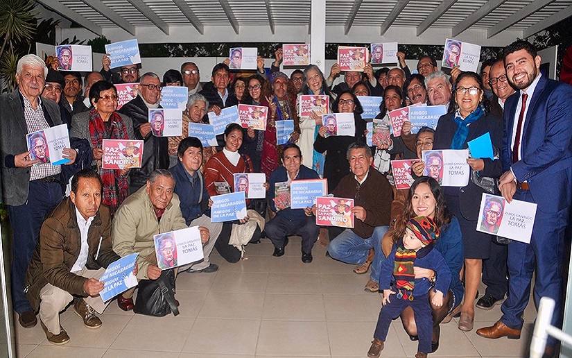 Colectivo Amigos de Nicaragua se reúne en la Embajada nicaragüense en Perú 