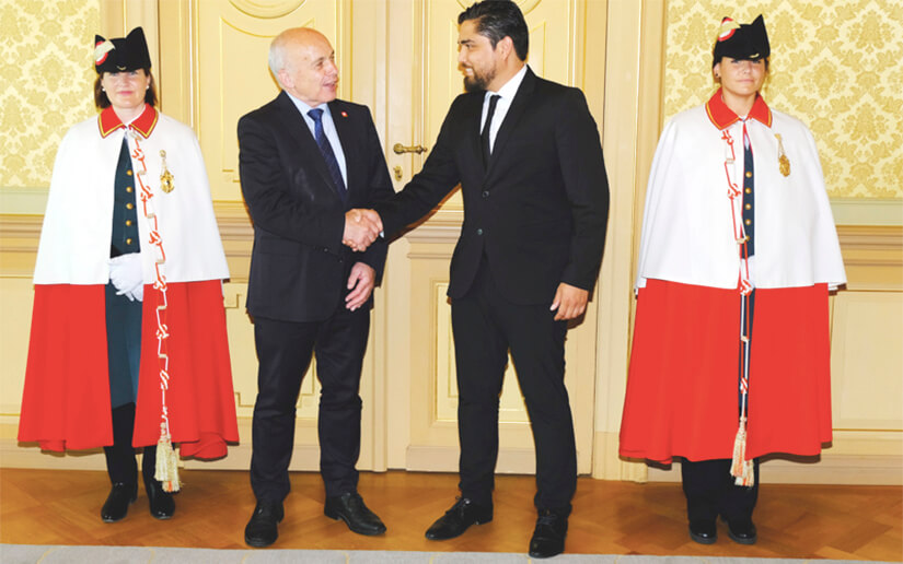 Embajador de Nicaragua ante la Confederación de Suiza presenta Cartas Credenciales ante el Señor Ulie Muerer