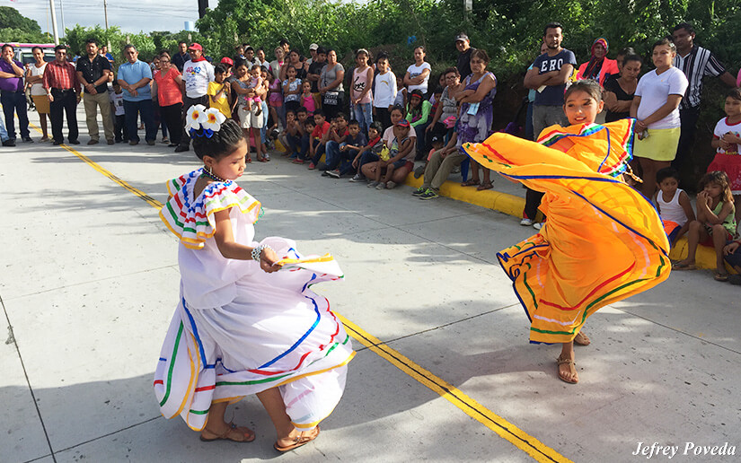 Alcaldía de Managua entrega obras de infraestructura a familias del barrio Hialeah