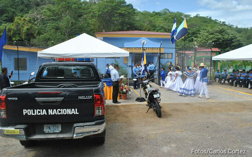 Policía Nacional inaugura nueva estación policial en el municipio de Yalagüina, Madriz