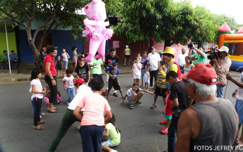 Familias y niñez del barrio Venezuela disfrutan de sana recreación en paz y tranquilidad