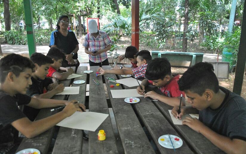  Niños participan en taller infantil en el Arboretum Nacional