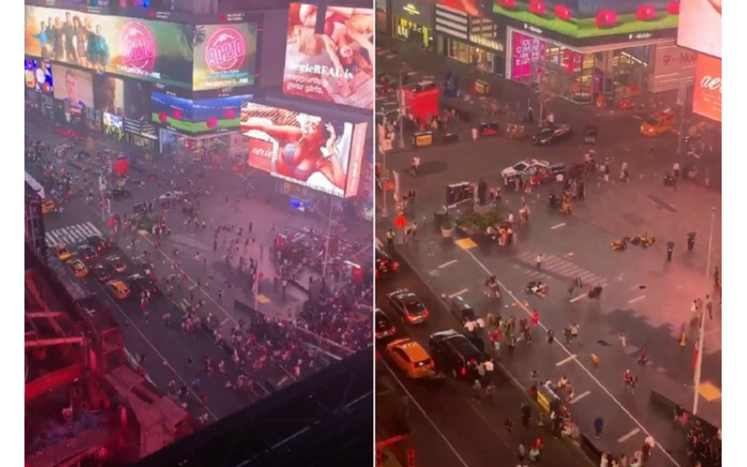 Falsa alarma causa pánico en Times Square