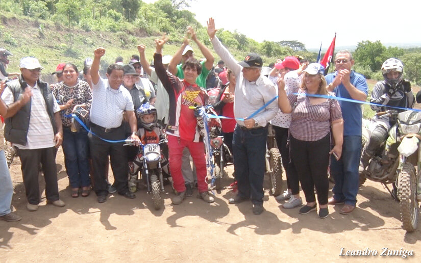 Inauguran pista de motovelocidad en el municipio de Ciudad Sandino