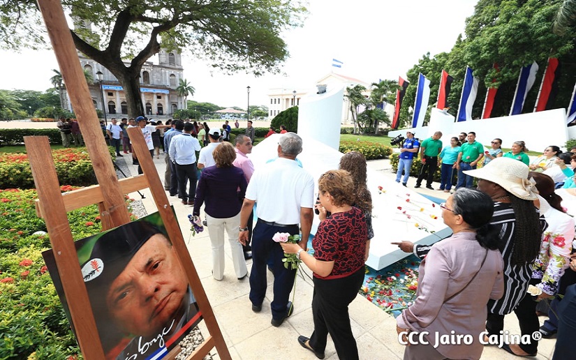 Nicaragua rinde homenaje a Tomás Borge y Fidel Castro 