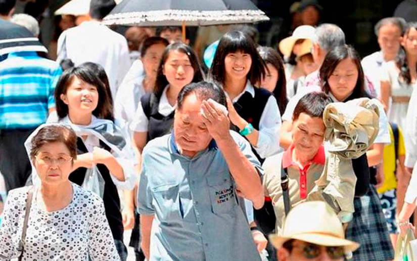 Nueva ola de calor en Japón cobra la vida de 23 personas