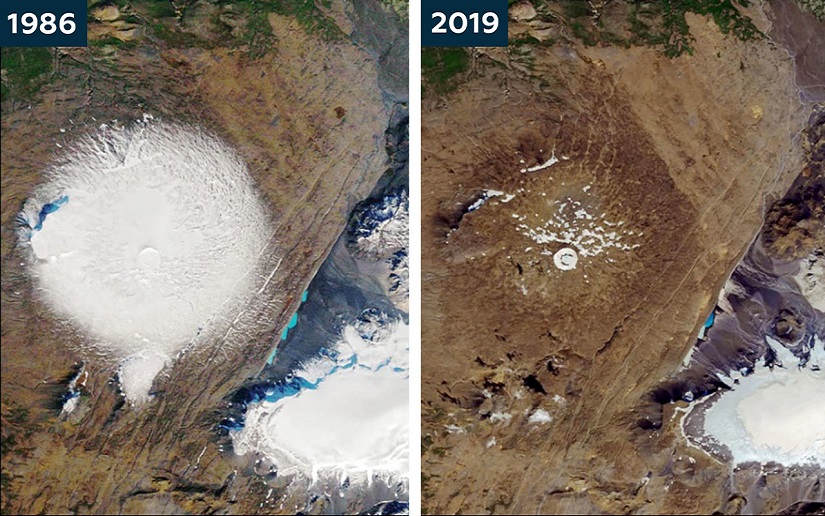 Calentamiento Global: Desaparece glaciar en Islandia