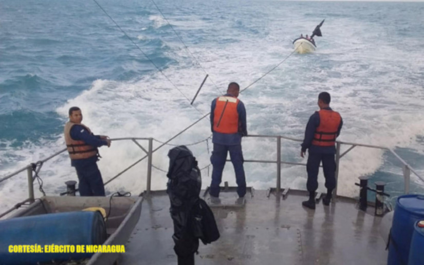 Fuerza Naval en búsqueda y salvamento de cuatro personas en Caribe Norte