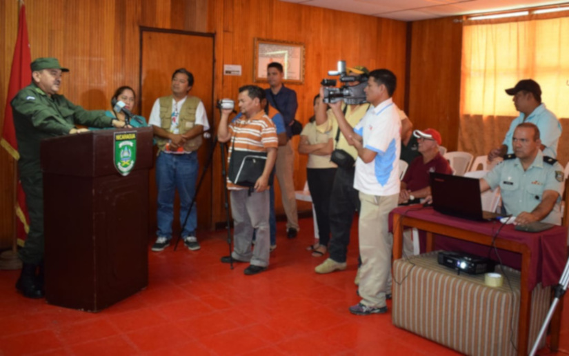 6 Comando Militar Regional del Ejército de Nicaragua sostiene encuentro con periodistas