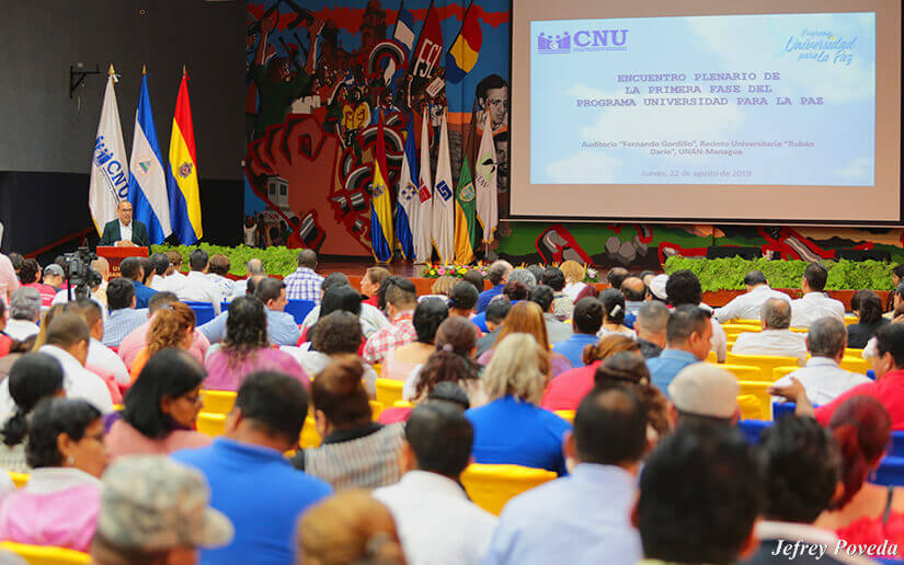 Avanza el programa Universidad para la Paz en Nicaragua