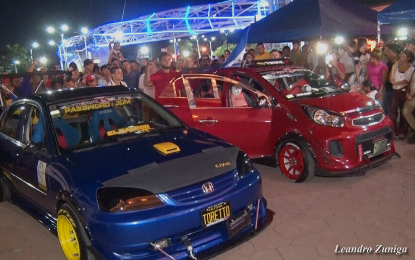 (+Fotos) Realizan exhibición nacional de autos modificados en Managua 