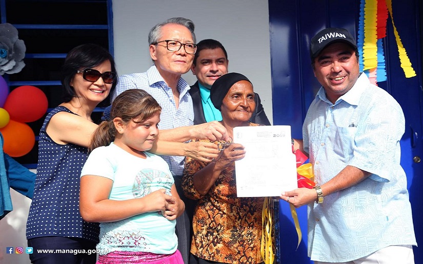 Taiwán y la Alcaldía de Managua entregan la vivienda digna número 153 