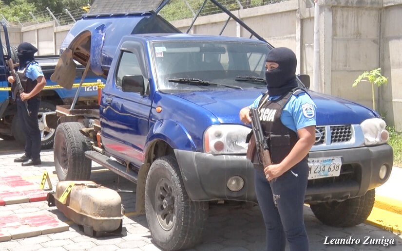 Policía Nacional incauta más de 100 kilos de cocaína en Rivas