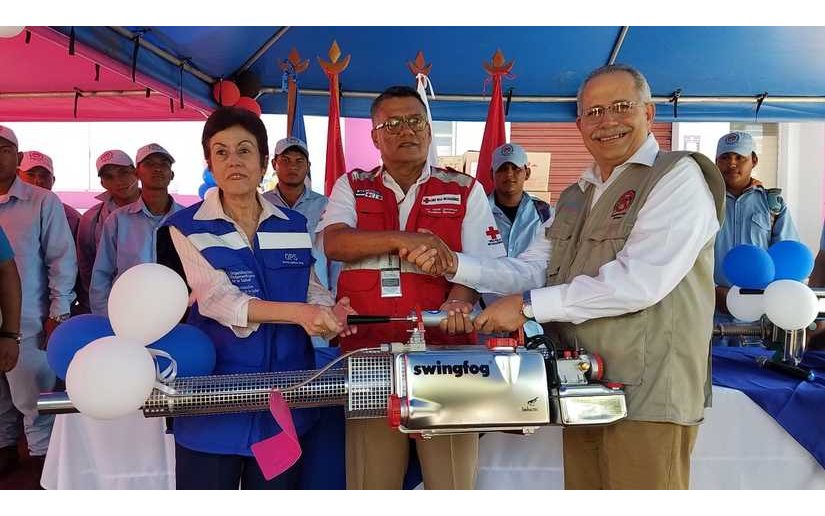 Ministerio de Salud recibe donación de 32 termonebulizadores para la lucha contra el dengue