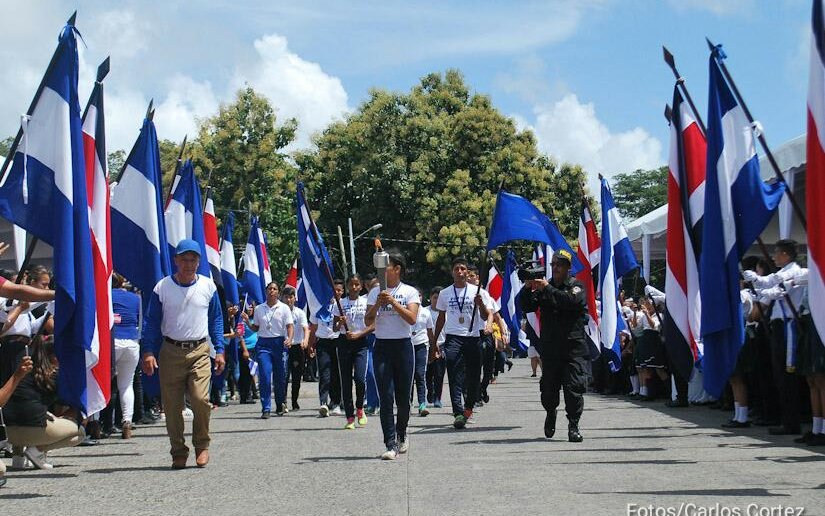 Antorcha de la Libertad Centroamericana concluye recorrido por Nicaragua