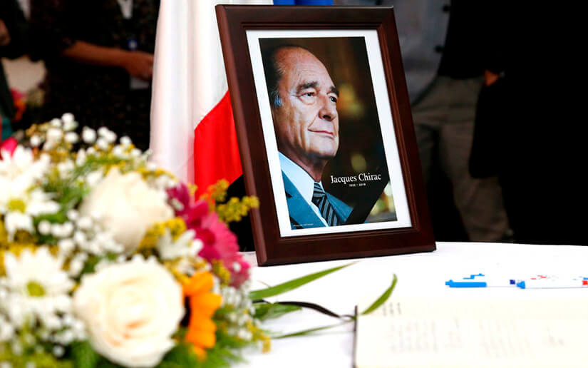 Embajada de Francia en Nicaragua rinde homenaje al expresidente Jacques Chirac