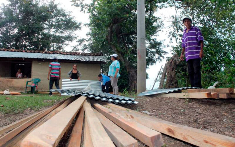 Gobierno Sandinista brinda acompañamiento solidario a familias afectadas por lluvias