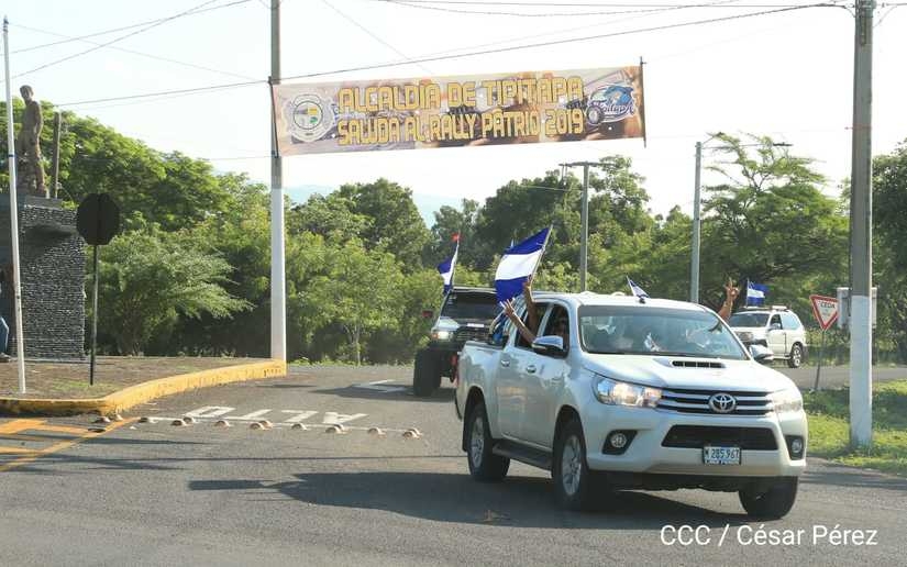 Arranca Rally Patrio 2019 Te Amo Nicaragua en la Hacienda San Jacinto