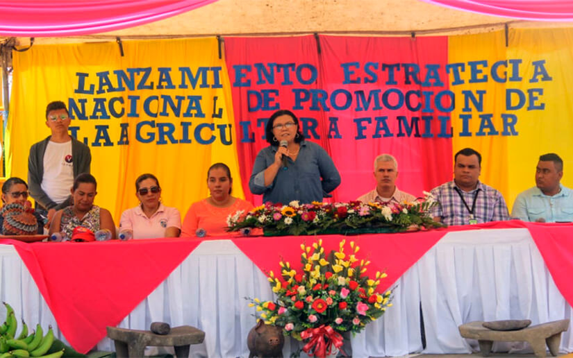 Lanzan estrategia Nacional de Agricultura Familiar en Rivas 