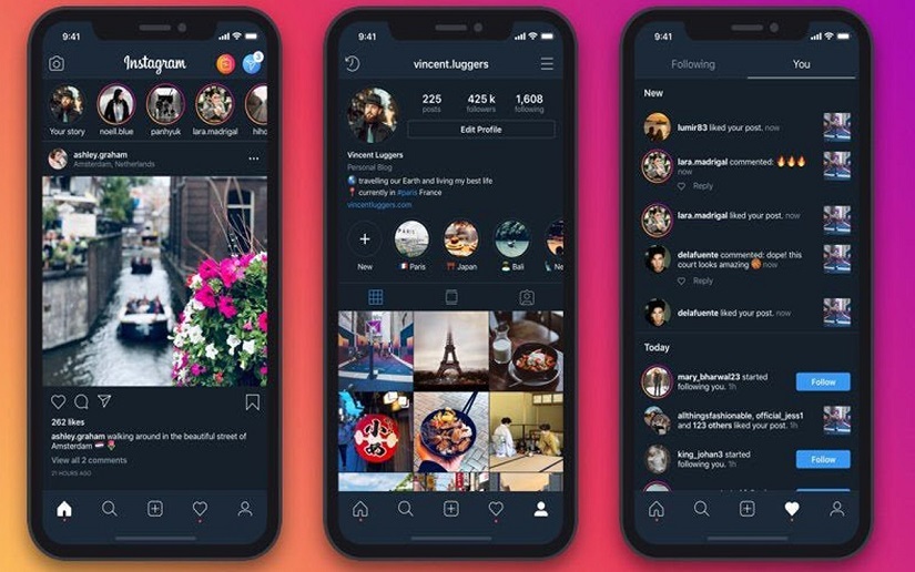 Modo Nocturno ¡Ya está disponible! en Instagram