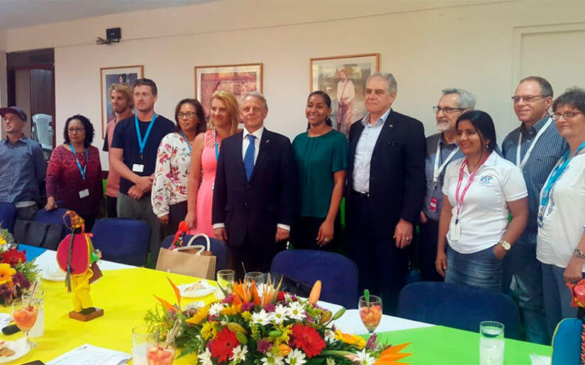 Embajador de Alemania sostiene encuentro con autoridades de Intur y emprendedores turísticos de Alemania