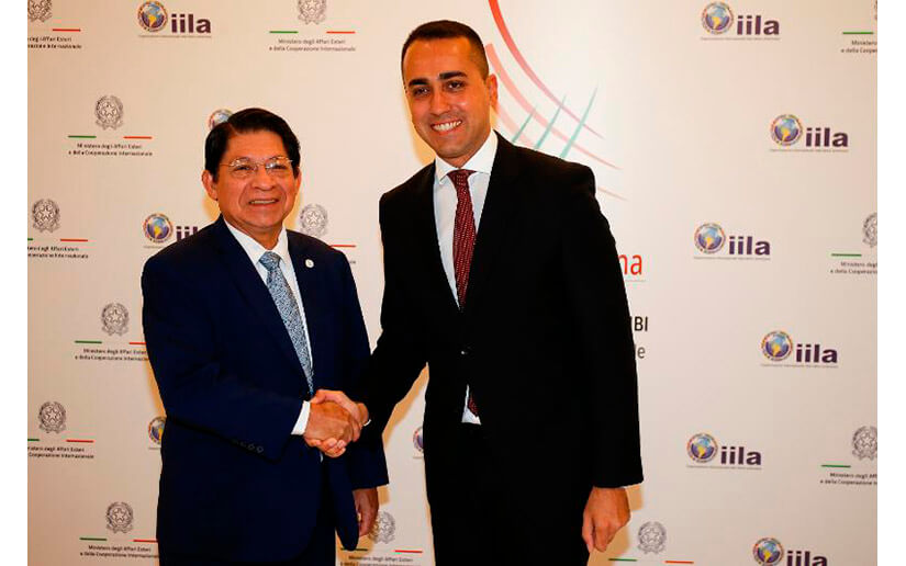 Canciller de Nicaragua participa en la IX Conferencia Italia-América Latina y el Caribe