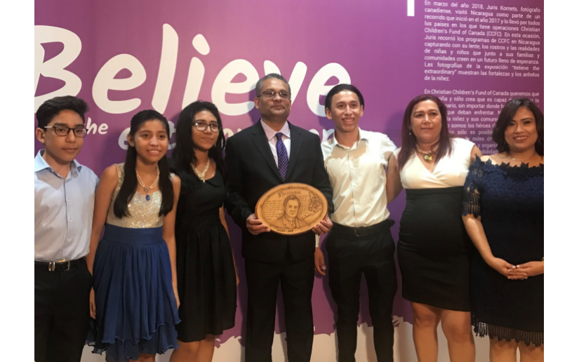Nicaragua presente en el 25 aniversario de la ONG Christian Children's Fund of Canada