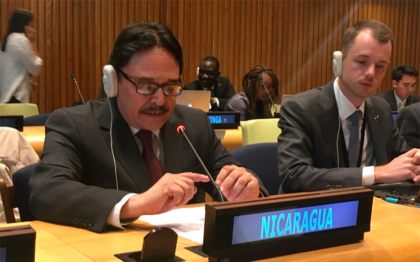 Nicaragua expone sobre Estado de Derecho en el Nivel Nacional e Internacional