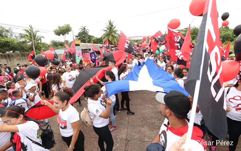 Conmemoran 42 años de Octubre Victorioso en el departamento de Masaya