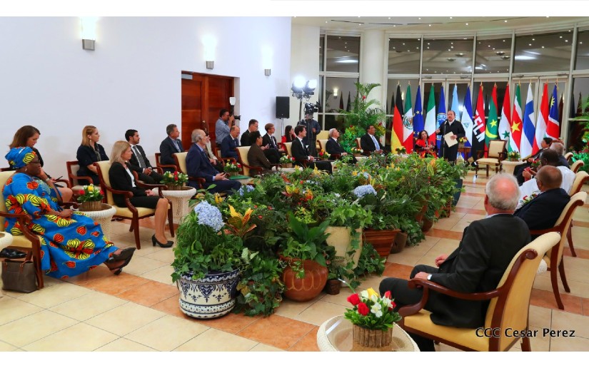 11 nuevos embajadores presentan cartas credenciales al Presidente Daniel Ortega y vicepresidenta Rosario Murillo 