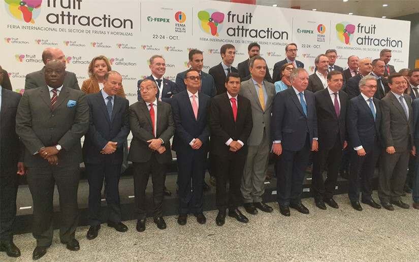 Embajada de Nicaragua asiste a la reunión de Feria Fruit Attraction en Madrid