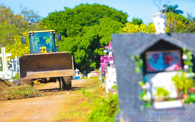 Preparan cementerios para conmemorar el Día de los Difuntos en Nicaragua