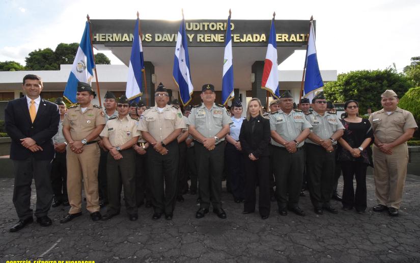 Ejército de Nicaragua participa en taller sobre reglas internacionales que rigen las operaciones militares
