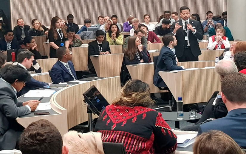 Representante de Nicaragua en Foro de Gobernabilidad de Oxford