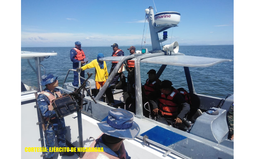 Fuerza Naval realizó búsqueda, salvamento y rescate de panga y su tripulación