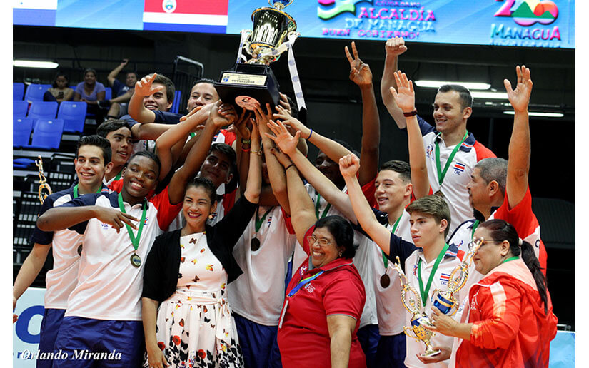 Finaliza XIII Campeonato Centroamericano de Voleibol Sub19 masculino