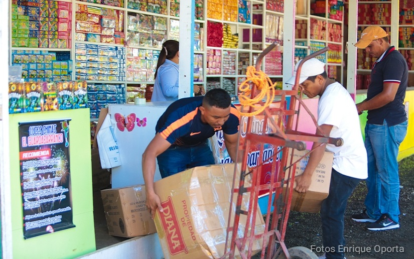 La pólvora ya está a la venta en el sector del Paseo Tiscapa