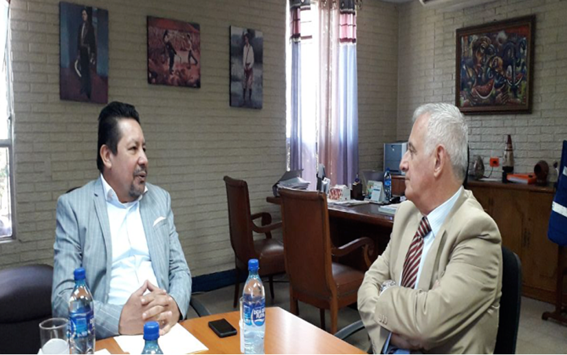 Embajador de Italia en Nicaragua realiza visita de cortesía en universidades y Sinapred
