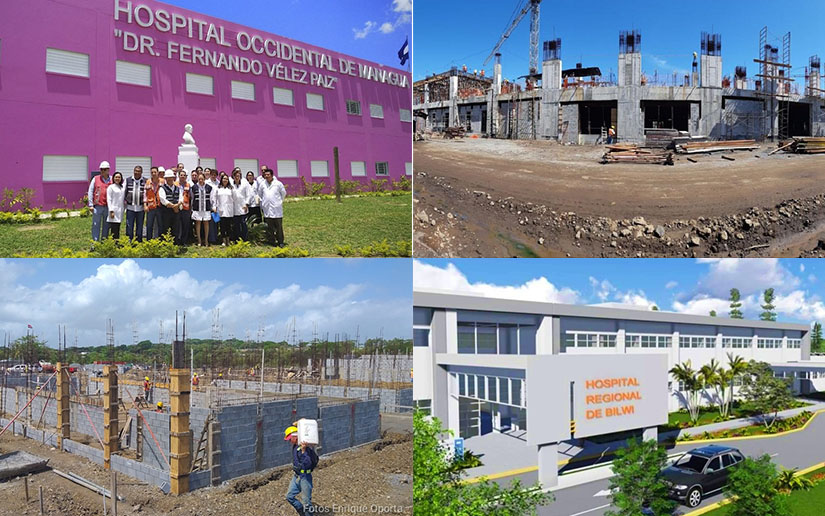 Gobierno de Nicaragua ha construido 18 hospitales y tiene proyectado construir 15 más
