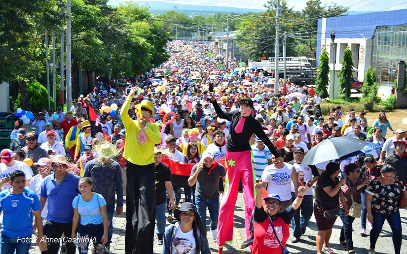 Caminan para celebrar derechos humanos, paz, reconciliación y dignidad para todos los nicaragüenses