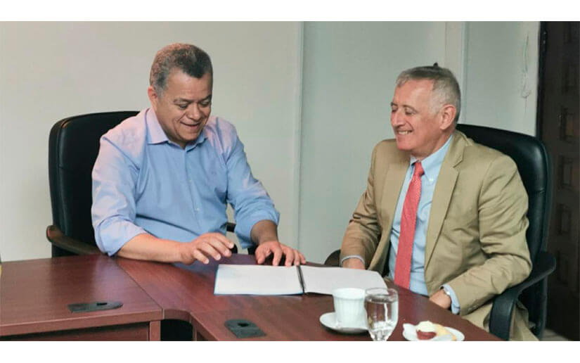 Embajador de Italia visita el Ministerio Agropecuario 