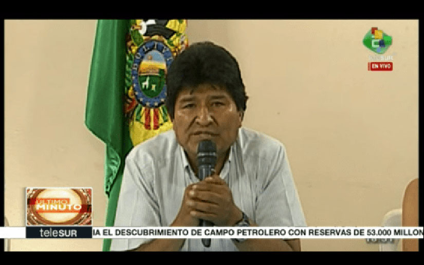 Golpe de Estado en Bolivia : imponen renuncia de Evo Morales