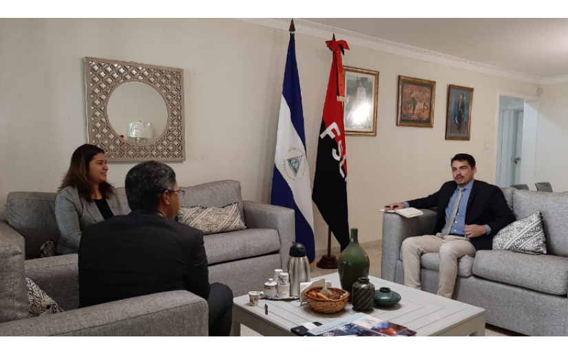 Embajadora de Nicaragua en República Dominicana sostiene encuentro con la cámara de comercio y producción Santo Domingo