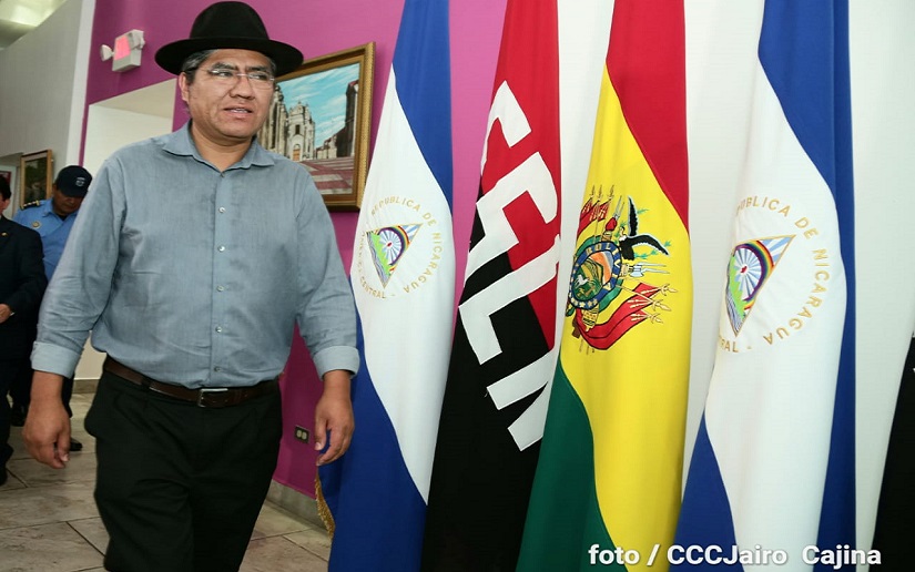 ¿Cuál es la razón de la visita del Canciller de Bolivia a Nicaragua?