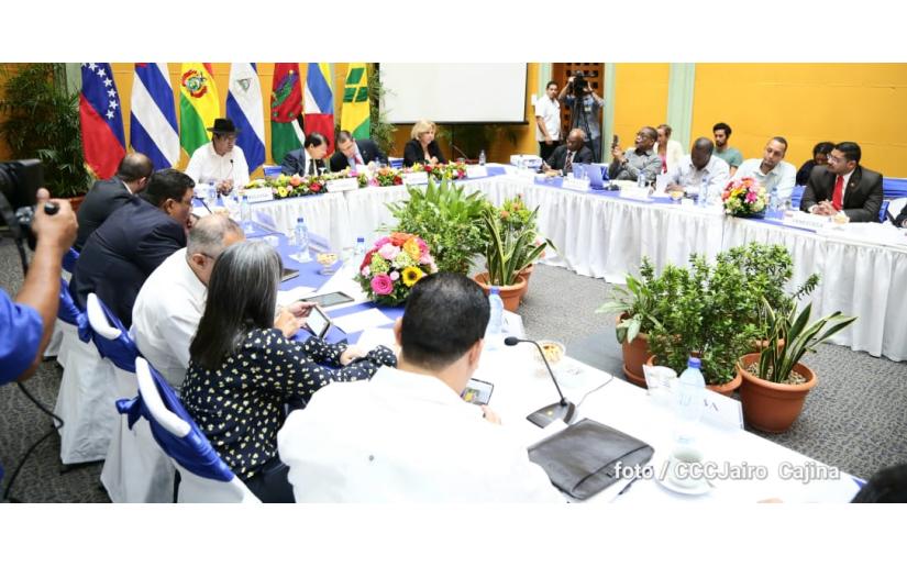 Consejo Político del ALBA sesiona en Managua con motivo del golpe de estado en Bolivia