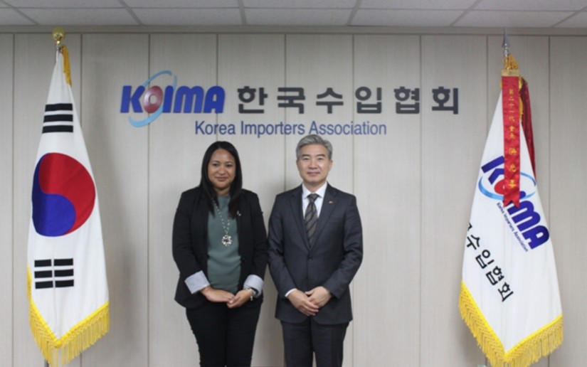 Embajadora de Nicaragua sostiene encuentro con la Asociación Coreana de Importadores