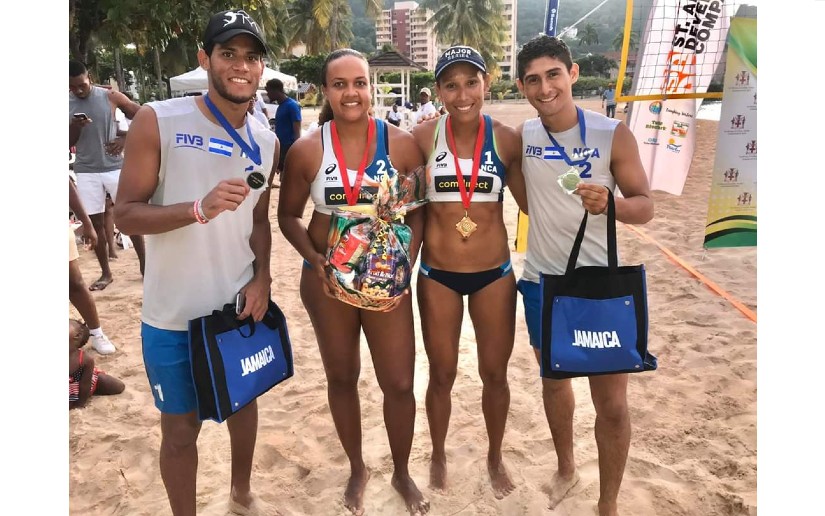Voleibol de playa nicaragüense vive un día histórico