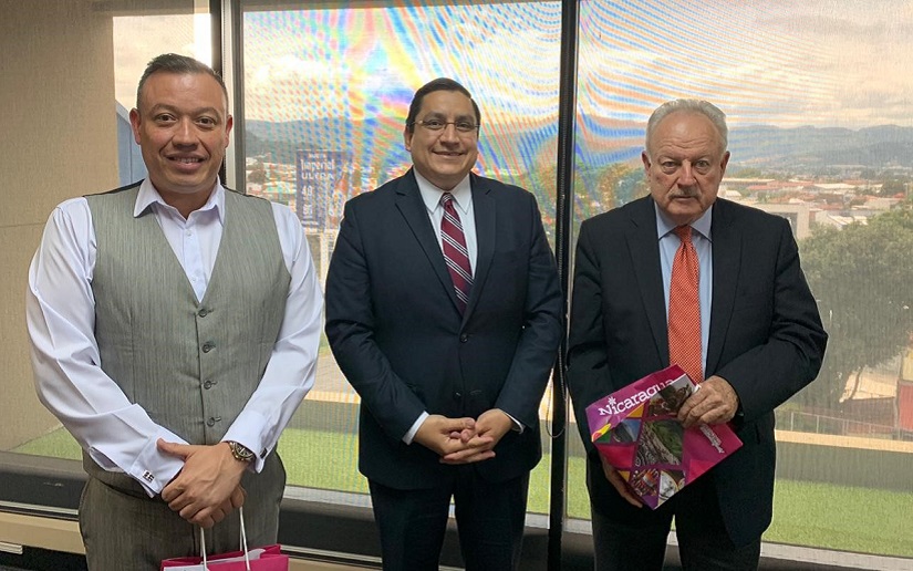 Embajador de Nicaragua visita al Presidente de la Cámara de Industrias de Costa Rica