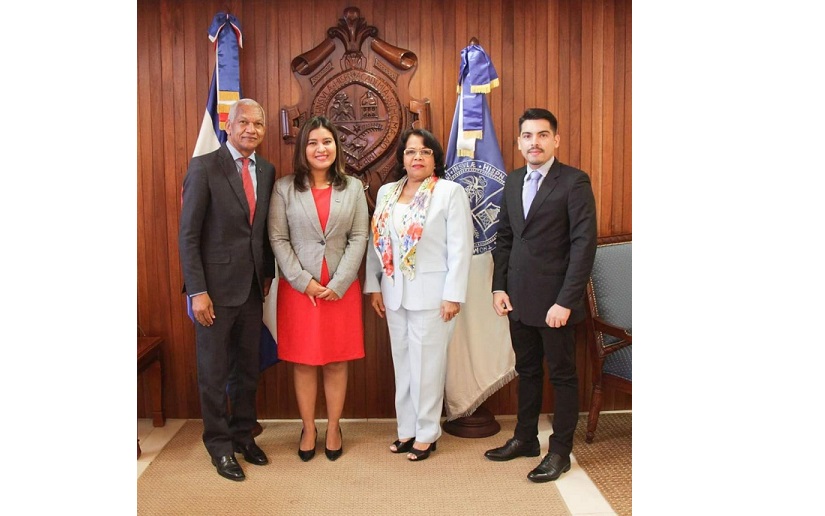 Embajadora de Nicaragua en República Dominicana sostiene encuentro con Rectora de la Universidad Autónoma de Santo Domingo 